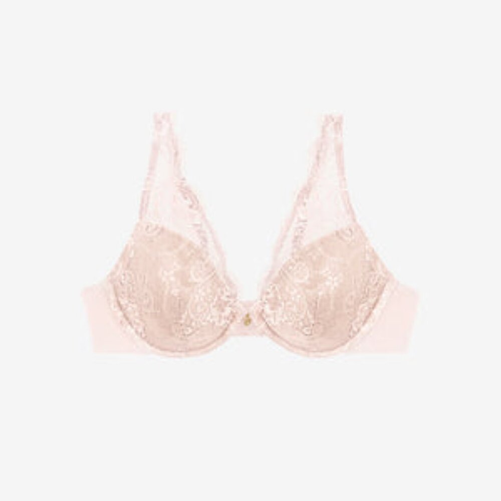 ThirdLove 24/7™ Lace Contour Plunge Bra Soft Pink - Size 38D